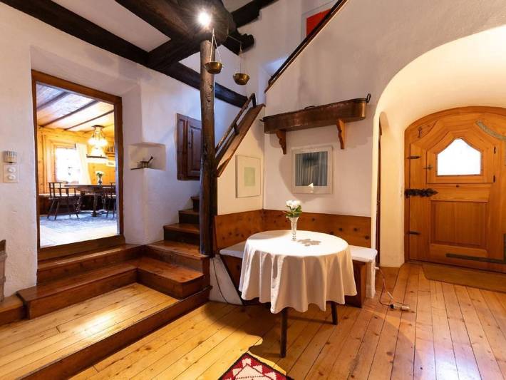 Chesa Sela Historisches Engadinerhaus (1641) in Silvaplana-Surlej, Silvaplana