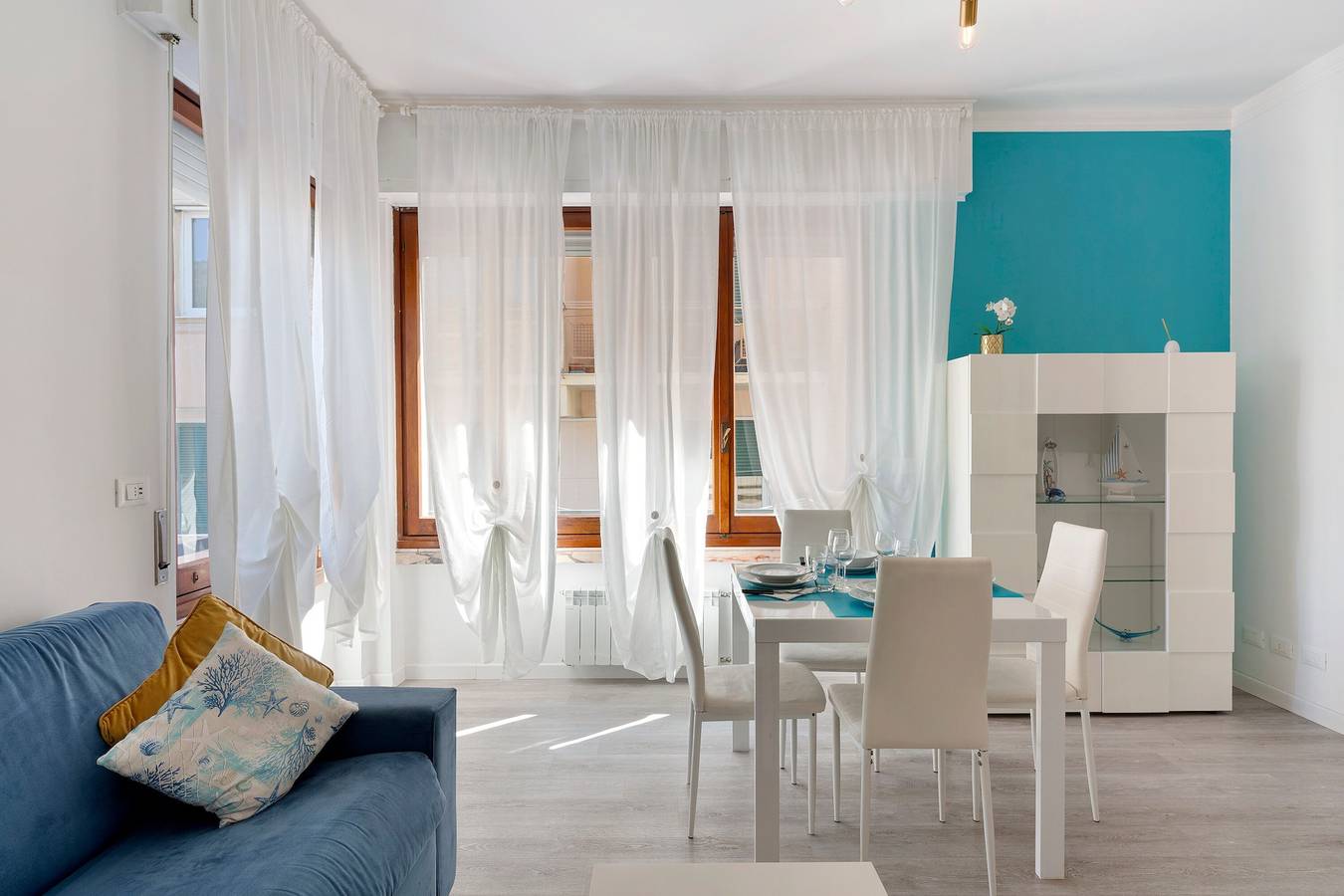 Apartamento entero, Apartamento 'A Casa Di Brenda' con vistas a la montaña, Wi-Fi y aire acondicionado in Chiavari, Riviera di Levante