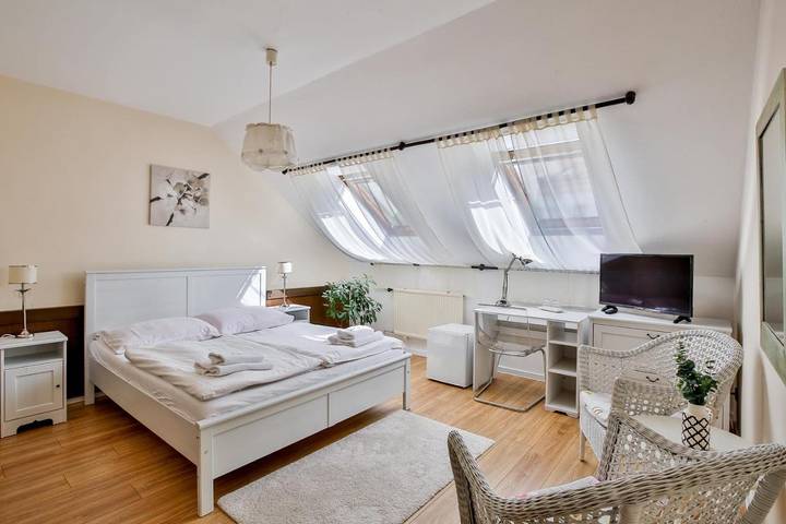 Gîte pour 3 personnes, avec jardin ainsi que terrasse et vue, animaux acceptés à Tábor - 4