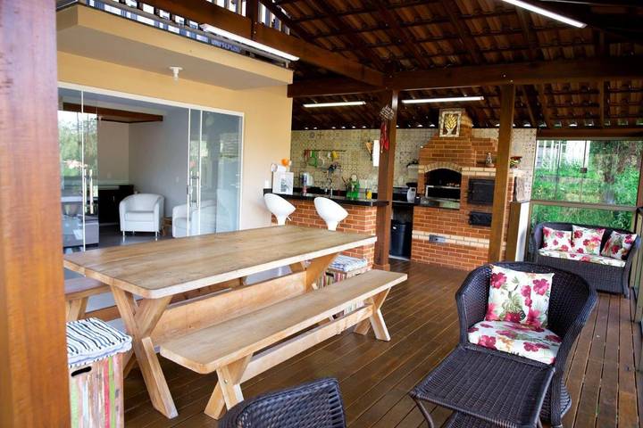 Casas e apartamentos de temporada para 8 pessoas, com balcão e sauna, com animais de estimação em Aracê