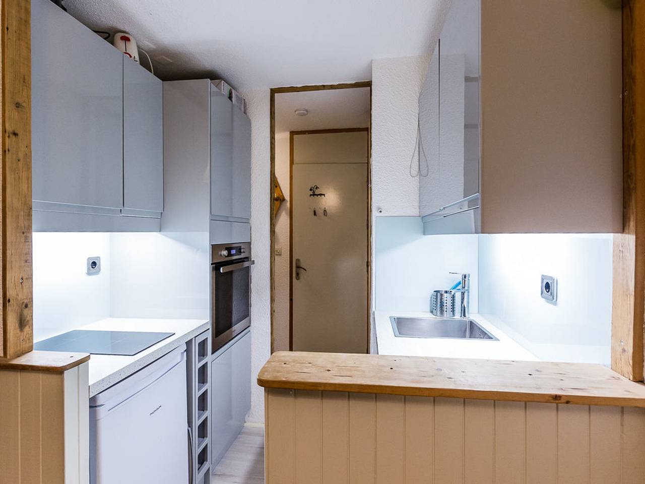Estudio entero, Estudio renovado, 3 pers, cerca de pistas y tiendas, aparcamiento gratuito in Bellentre, La Plagne-Tarentaise