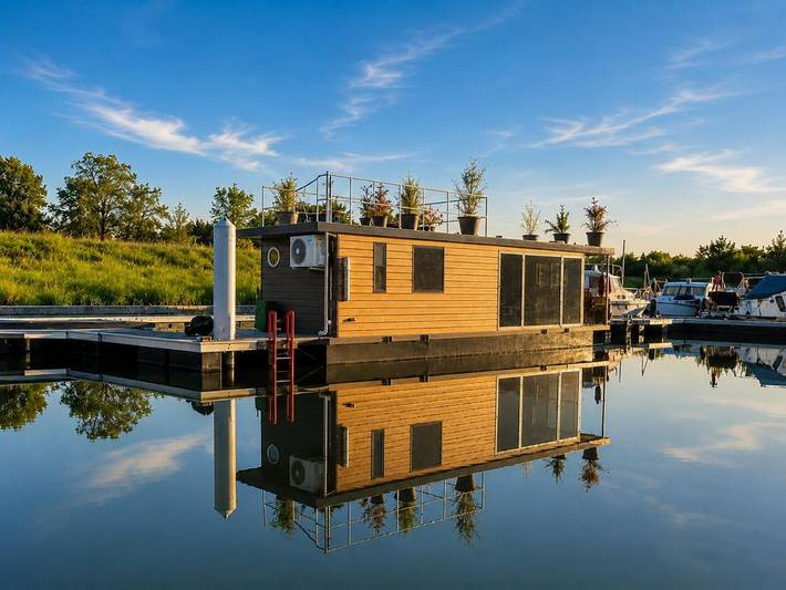 Bateau pour 2 personnes, avec Balcon et Terrasse ainsi que Sauna et Vue