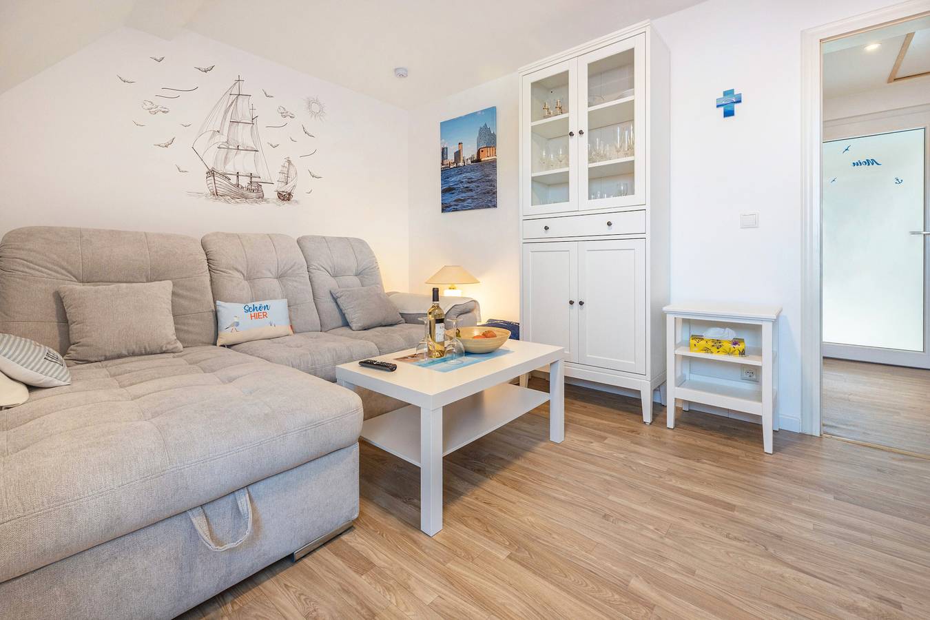Ganze Wohnung, Ferienwohnung 'Stella Maris' mit privater Terrasse, Gemeinschaftsgarten und Wi-Fi in Amt Neuhaus, Elbtalaue