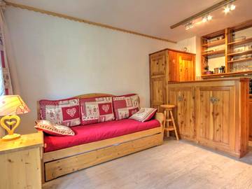 Gîte pour 2 personnes, avec terrasse dans Plagne Centre