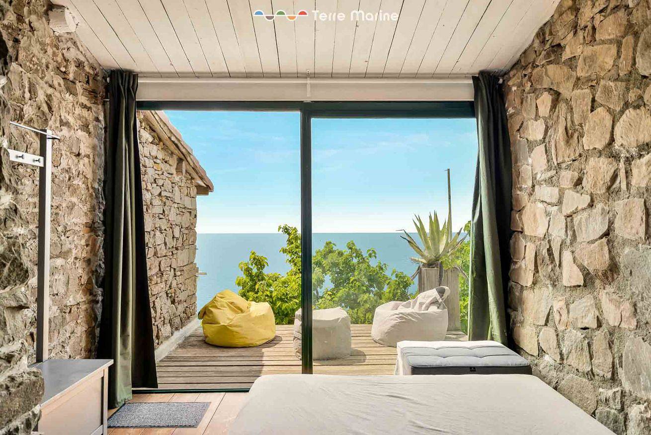 Appartement entier, Appartement de vacances pour 6 personnes avec balcon/terrasse in Spiaggia del Cantun, La Spezia