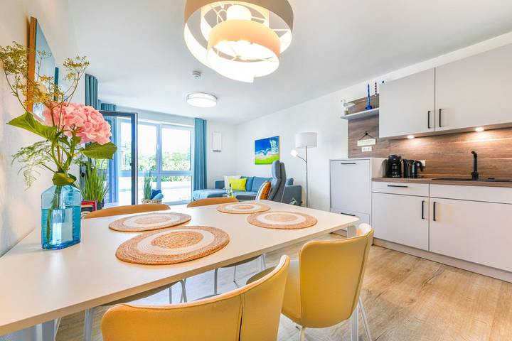Ferienwohnung für 4 Personen, mit Balkon und Sauna