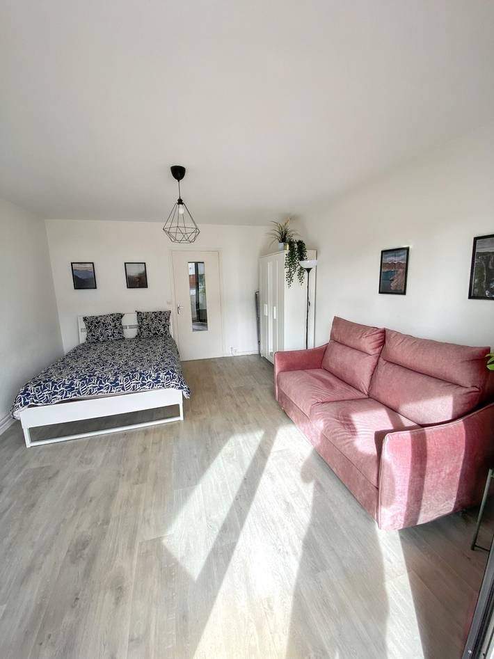 Studio pour 4 personnes, avec balcon