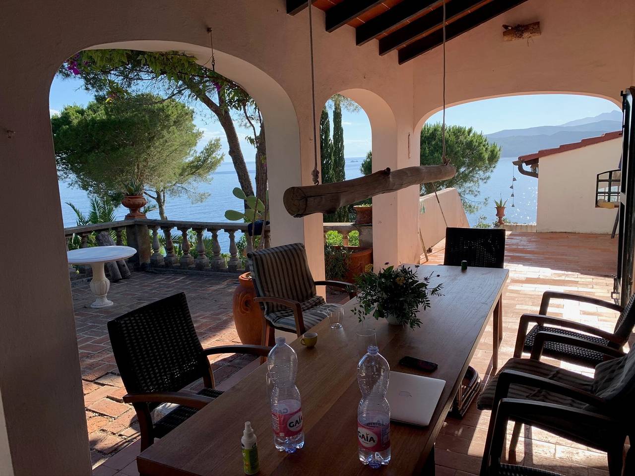 Villa 'Le Ginestre Di Mare' with Sea View, Private Terrace and Private Garden in Capoliveri, Elba