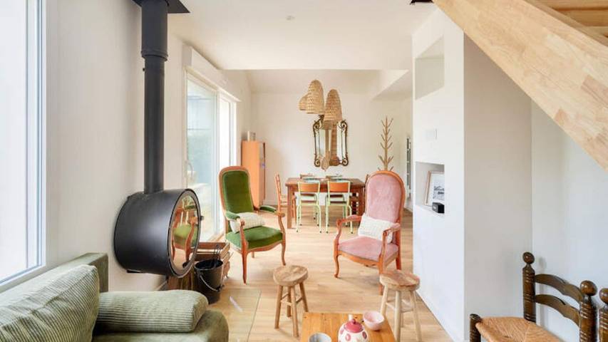 Location de vacances pour 7 personnes, avec jardin à Île-Tudy