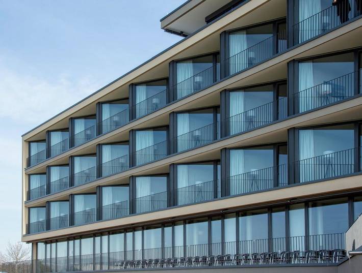 Hotel für 2 Personen, mit Balkon und Terrasse sowie Garten und Ausblick