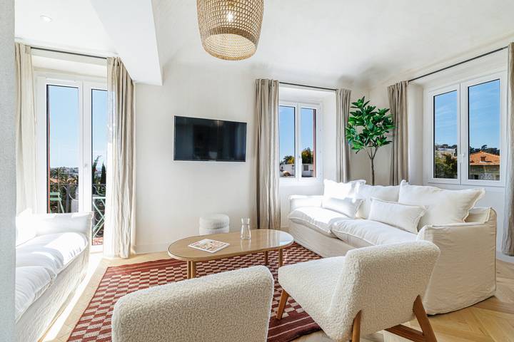 Gîte pour 5 personnes, avec Balcon dans Port de Nice