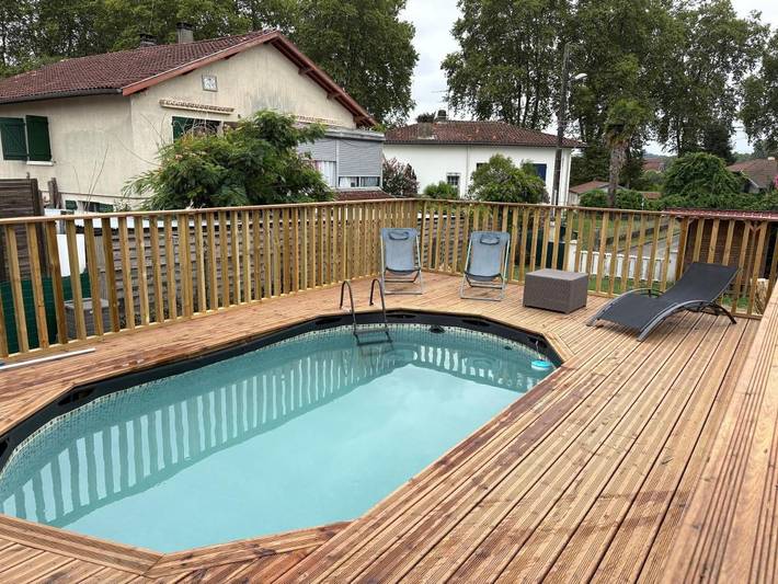 Maison de vacances pour 6 personnes, avec Terrasse ainsi que Jardin et Vue