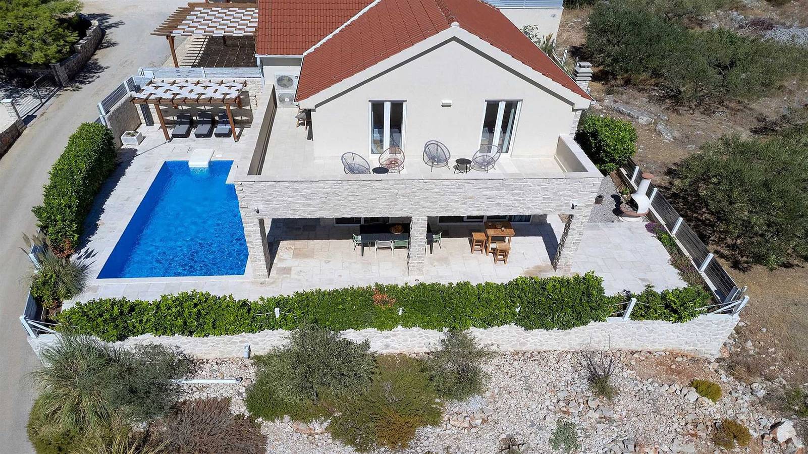 Villa für 10 Personen mit Terrasse in Pitve, Hvar
