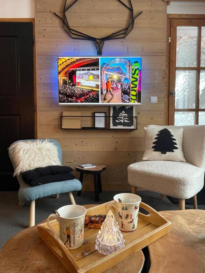 Gîte pour 4 personnes, avec piscine et terrasse ainsi que vue et sauna dans Arc 1950 - 4