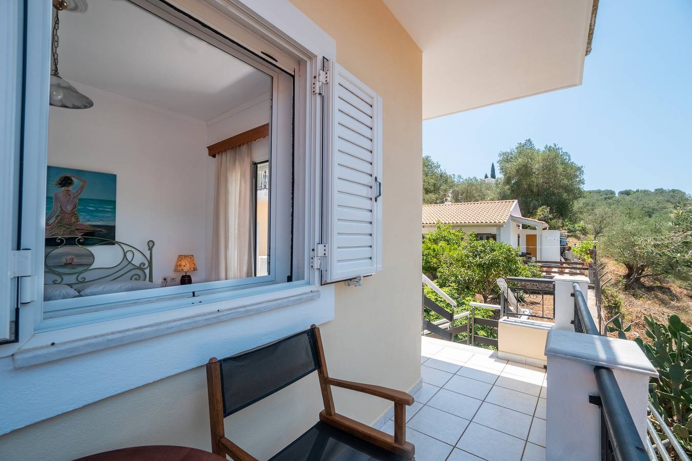 Zimmer 'Casa Nuova Garden' mit Balkon, Wlan und Klimaanlage in Gaios, Paxos