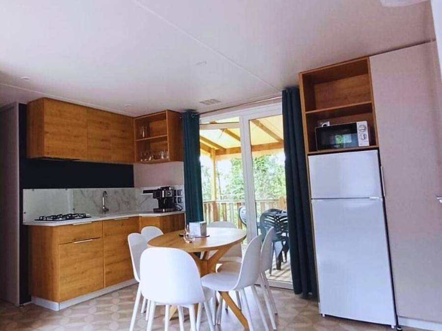 Flower Aloha Camping Club - Mobilhome 9 personnes - Pampa Premium Panoramique 36 m² in Reynès, Région de Céret