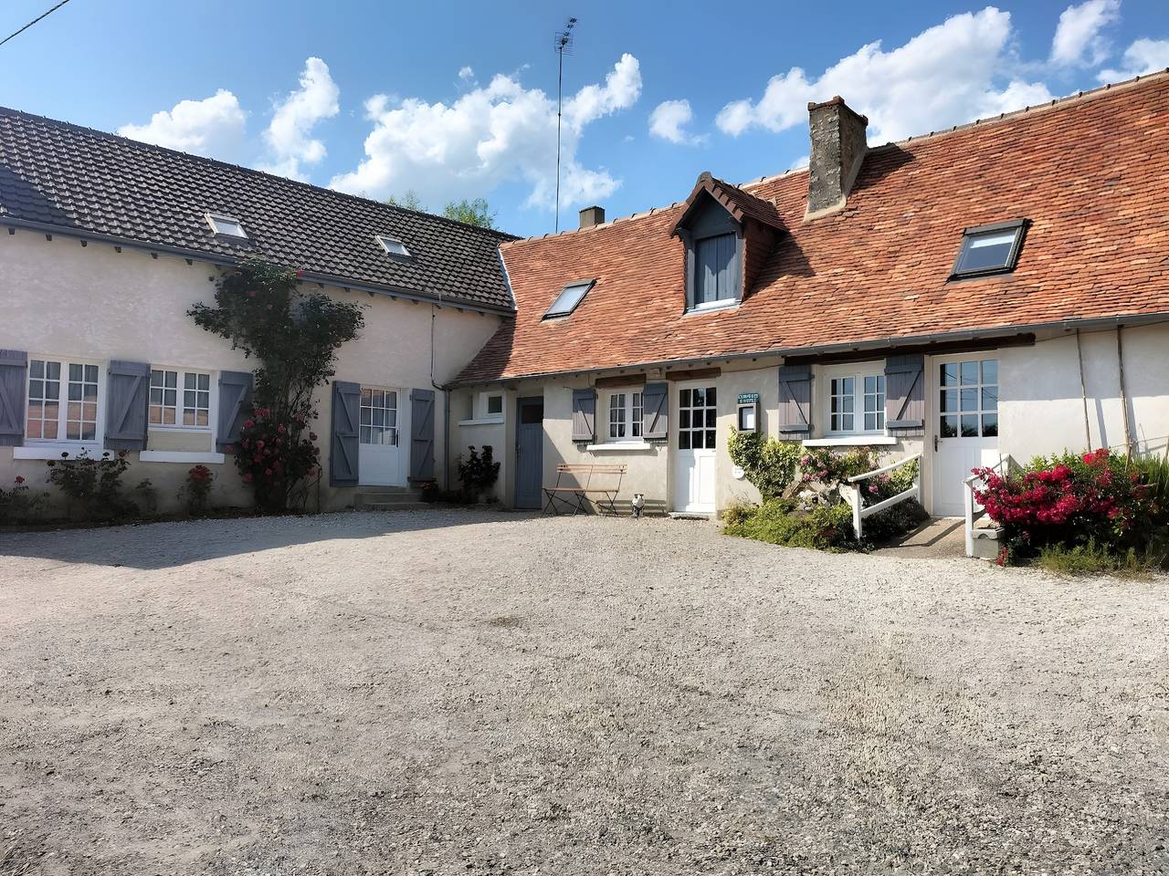 Gästezimmer „La Ferme Des Bigornes - Cheval“ mit gemeinsamer Terrasse, Garten & Wlan in Châtillon-sur-Indre, Châteauroux und Umgebung