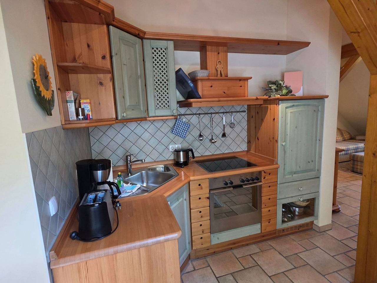 Ganze Ferienwohnung, Ferienwohnung für 2 Personen mit Seeblick in Waren (Müritz), Müritz