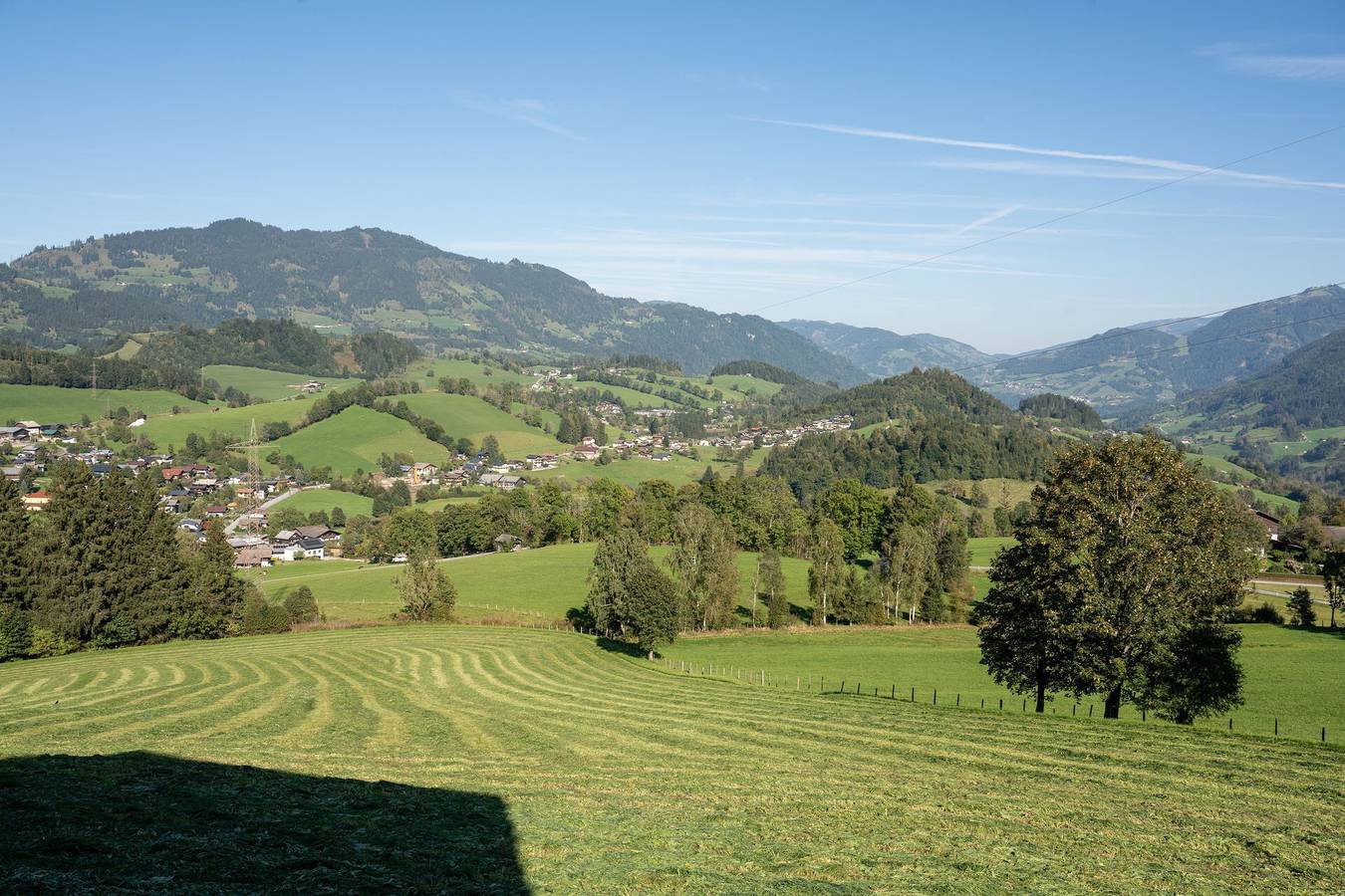 Ganze Wohnung, Knollgut Ferienwohnung "Buchberg" mit Bergblick, Gemeinschaftsterrasse und Wlan in Goldegg, Ski Amadé