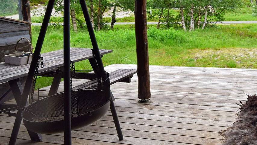 Ferienwohnung für 6 Personen, mit Terrasse in Åseral