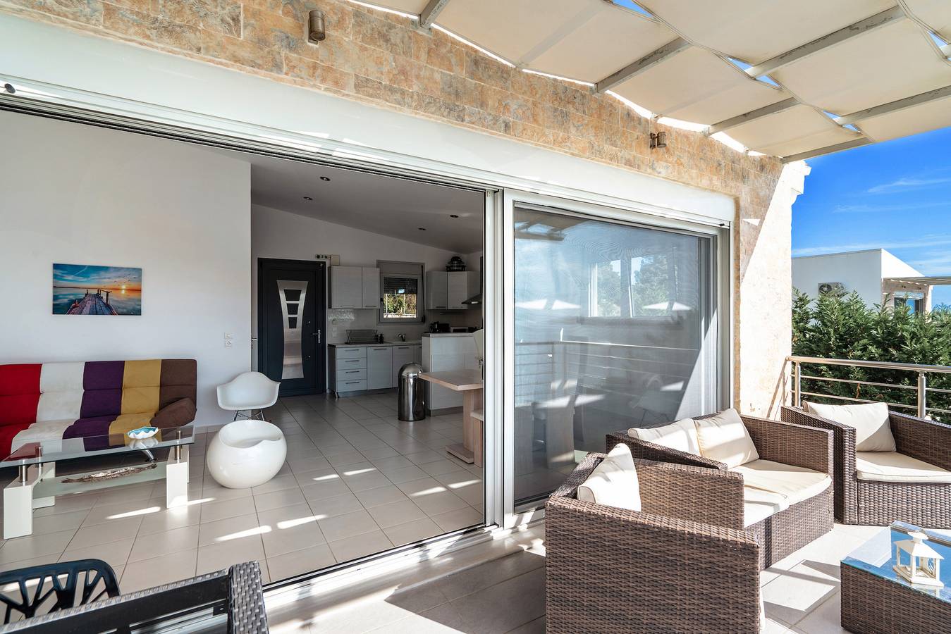 Villa 'Villa Skorpios' with Sea View, Wi-Fi and Air Conditioning in Syvota (Lefkada), Greece