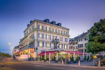 Hôtel pour 2 personnes, avec vue et terrasse, animaux acceptés à Nyon