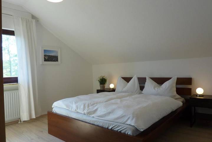 Ferienwohnung für 6 Personen, mit Garten und Ausblick