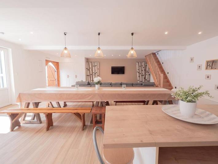 Appartement de vacances pour 13 personnes, avec jardin et terrasse