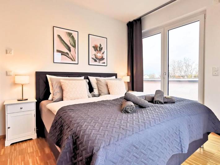 Ferienwohnung für 4 Personen, mit Ausblick und Terrasse in Straubing