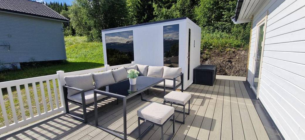 Ferienwohnung für 4 Personen, mit Terrasse und Garten sowie Sauna und Ausblick in Lyngen - 4