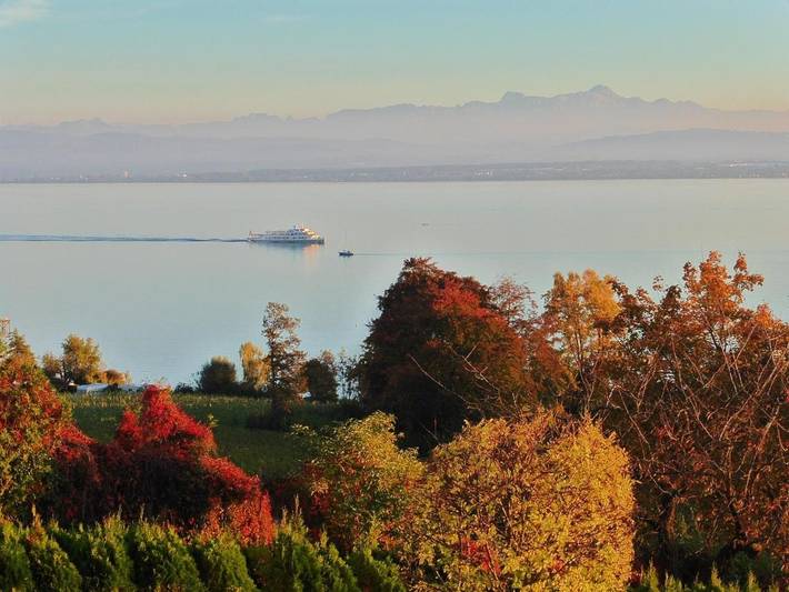 Ferienwohnung für 3 Personen, mit Balkon und Terrasse sowie Garten und Ausblick in Hagnau am Bodensee - 3