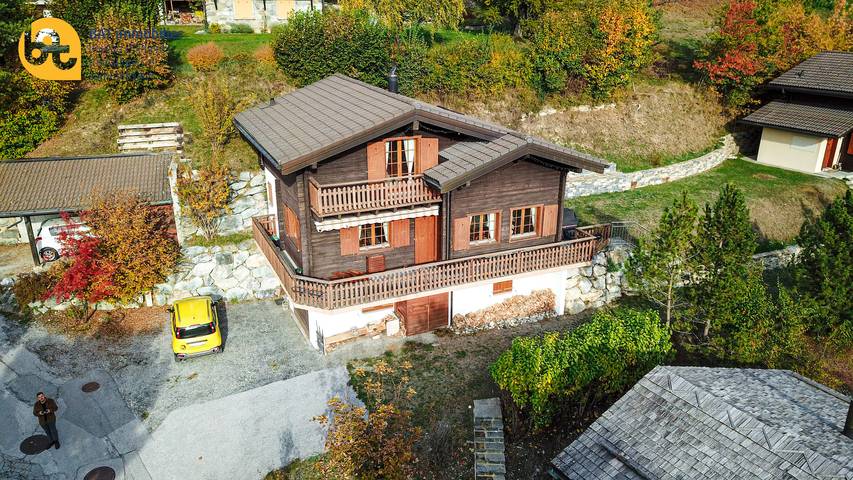 Chalet für 8 Personen, mit Garten in Chalais (Schweiz)