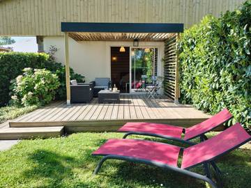 Gîte pour 2 personnes, avec jacuzzi ainsi que jardin et sauna à Tracy-sur-Mer