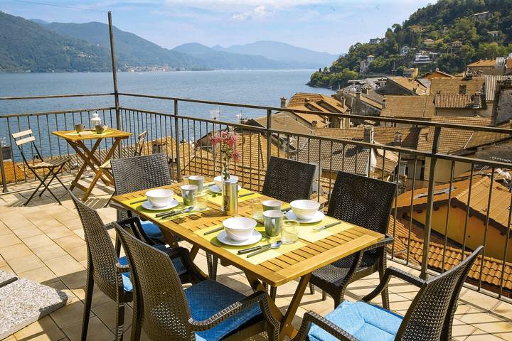Ferienwohnung für 8 Personen, mit Ausblick und Balkon sowie Seeblick - 1