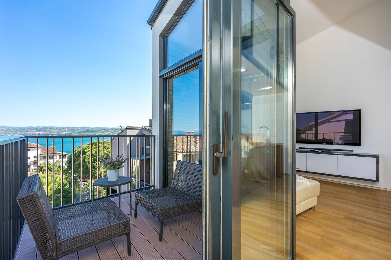 Penthaus für 4 Personen mit Balkon in Koper, Slowenische Riviera
