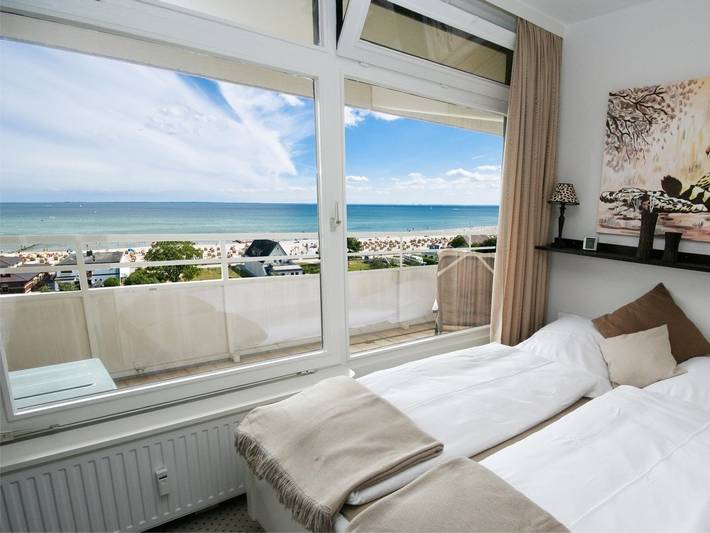 Ferienwohnung für 3 Personen, mit Ausblick und Seeblick sowie Balkon, kinderfreundlich in Grömitz