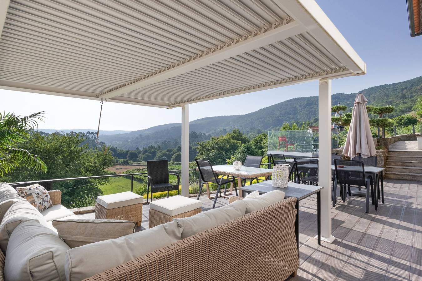Studio met Terras, Bergzicht, Wi-Fi en Airconditioning, foto 12