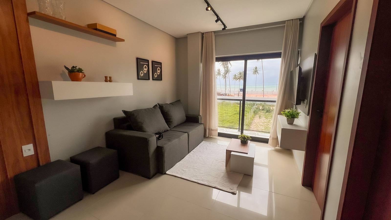 Ganze Wohnung, Apto Vista Mar Pet Friendly Piscina 2 Suítes in Japaratinga, Alagoas