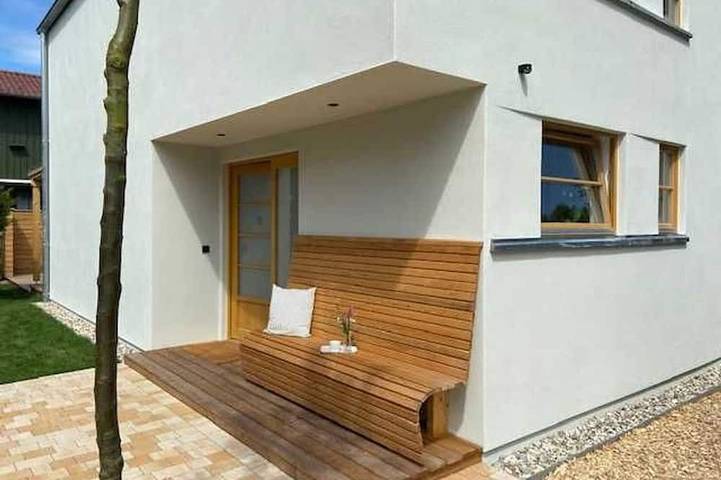 Ferienhaus für 4 Personen, mit Terrasse und Garten