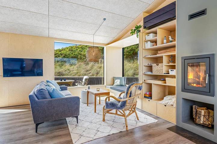 Ferienhaus mit Meerblick für 4 Personen, mit Balkon/Terrasse und Terrasse sowie Ausblick am Ringkøbing Fjord - 3