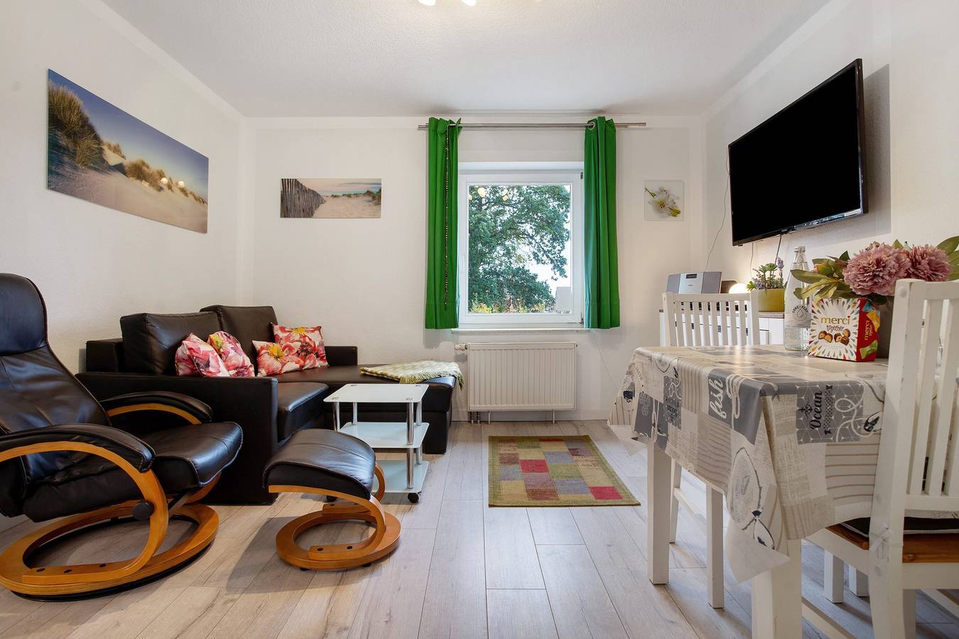 Apartamento entero, Apartamento 'Bäckerhus - Ferienwohnung 6' con terraza privada, jardín compartido y Wi-Fi in Wiek, Rügen
