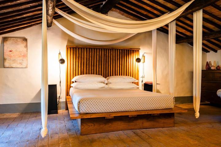 Agriturismo per 2 persone, con Terrazza e Idromassaggio nonché Giardino e Piscina a Viterbo