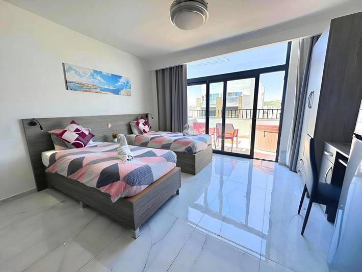 Appart’hôtel pour 5 personnes, avec terrasse