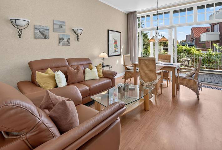 Entire apartment, Holiday apartment for 4 people with balcony/terrace in Norderney