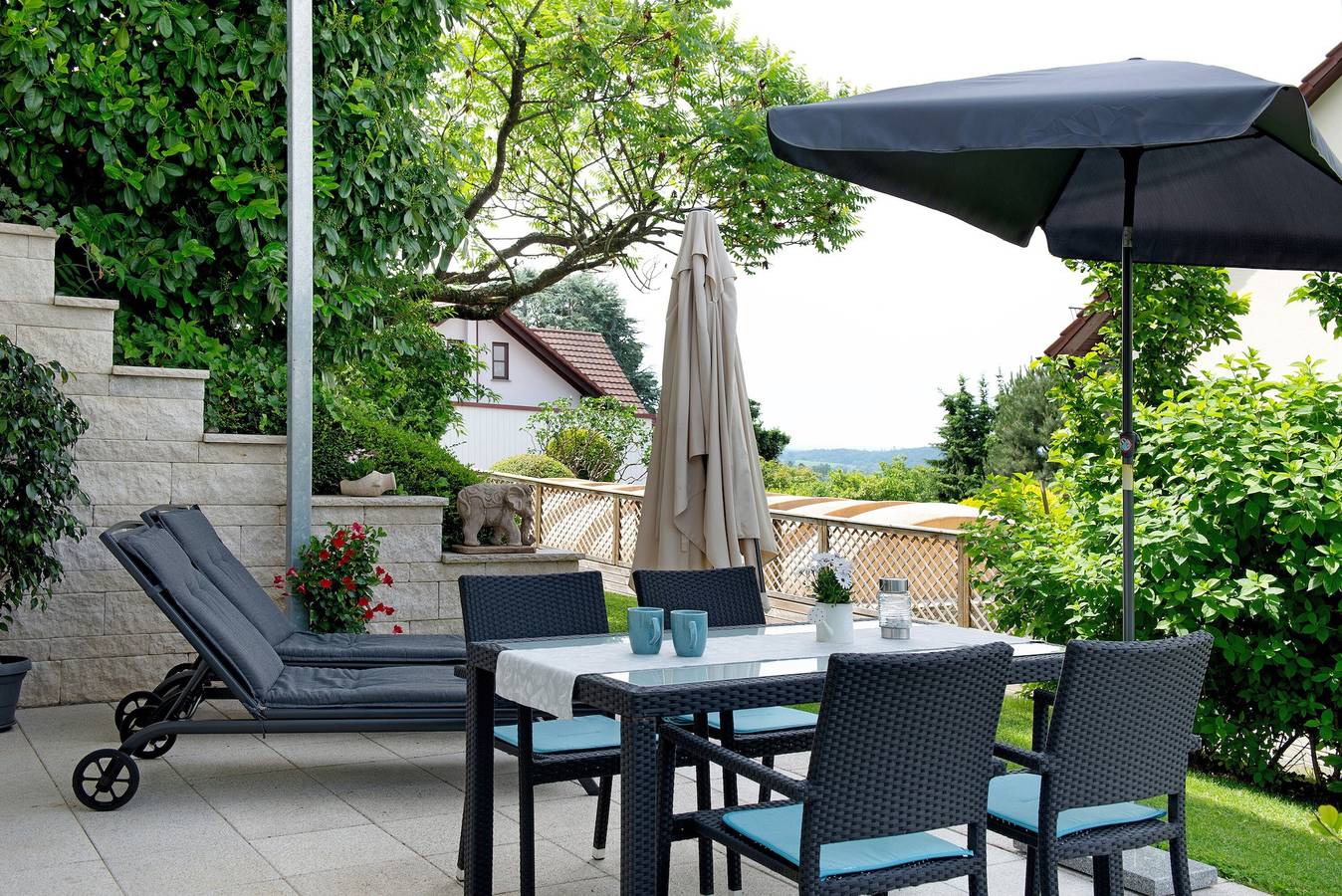 Ganze Wohnung, Ferienwohnung Mit Terasse" mit privater Terrasse und Wlan in Salem, Region Bodensee-Oberschwaben