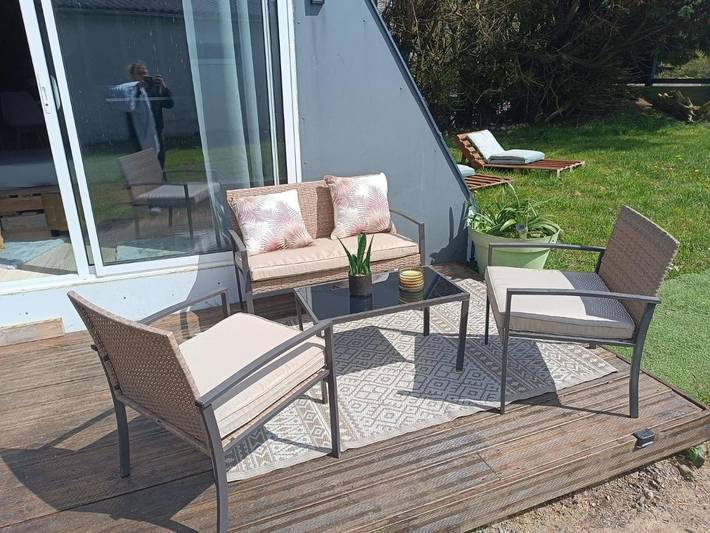 Tente pour 3 personnes, avec vue et jardin, animaux acceptés dans le Finistère - 3