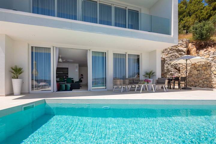 Villa Adria View with Heated Pool II in Trogir, Split-Dalmatia