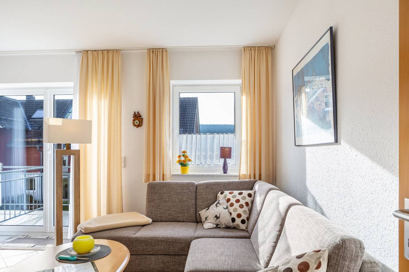 Ganze Wohnung, Ferienwohnung Tannenblick 3-2-3-3" mit Bergblick, Gemeinschaftsgarten und Wi-Fi in Oberhof, Rennsteig