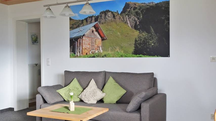 Ferienwohnung für 2 Personen, mit Terrasse und Garten sowie Ausblick in Oberstdorf - 4