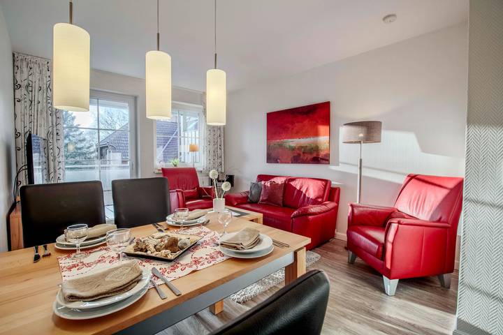 Ferienwohnung für 4 Personen, mit Garten und Balkon in Staberdorf